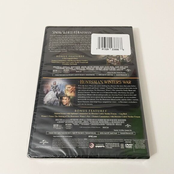 Snow White & The Huntsman / The Huntsman Winters War 2 Movie Collection DVDs - Picture 11 of 12
